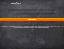 Tablet Screenshot of masterfeet.de
